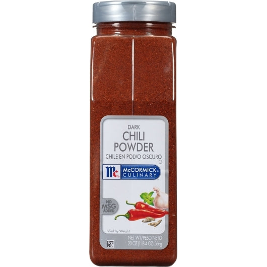 McCormick Dark Chili Powder, 6 x 20 oz Case - DOT product image 5