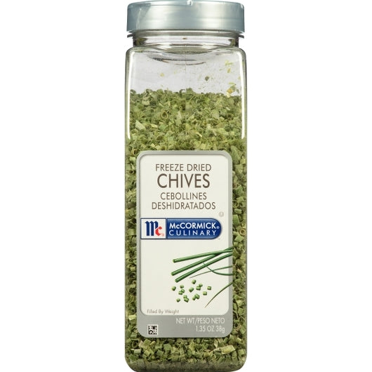 McCormick Culinary Freeze Dried Chives, 6 x 1.35 oz Case - Spices Seasonings