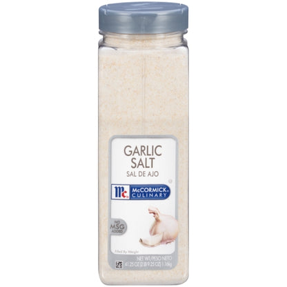 McCormick Garlic Salt, 6 x 41.25 oz Case - Spices Seasonings
