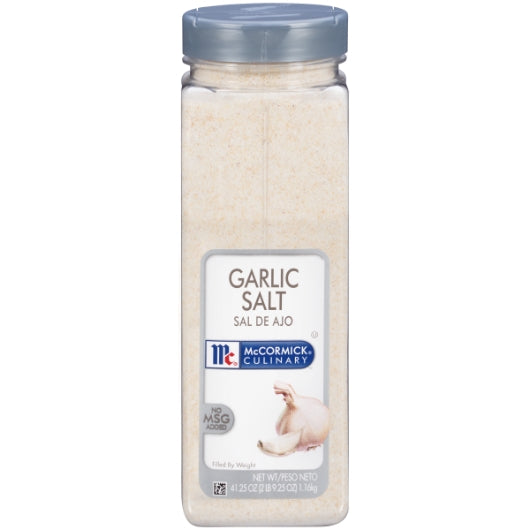 McCormick Garlic Salt, 6 x 41.25 oz Case - Spices Seasonings