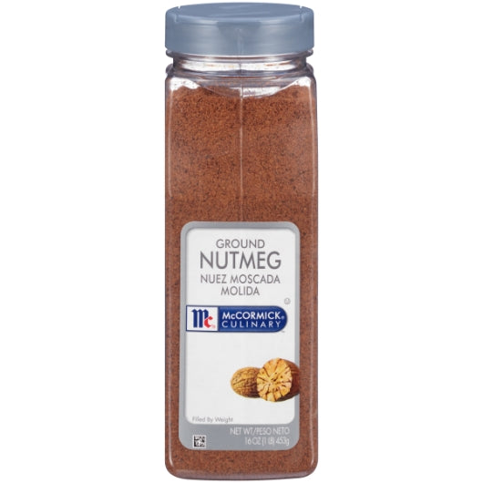 McCormick Ground Nutmeg, 6 x 16 oz Case - Spices Seasonings