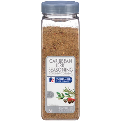 McCormick Kosher Caribbean Jerk Seasoning, 6 x 18 oz Case - Spices Seasonings