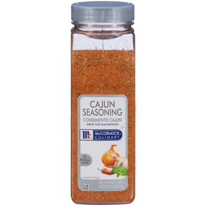 McCormick Cajun Seasoning, 6 x 18 oz Case - Spices Seasonings