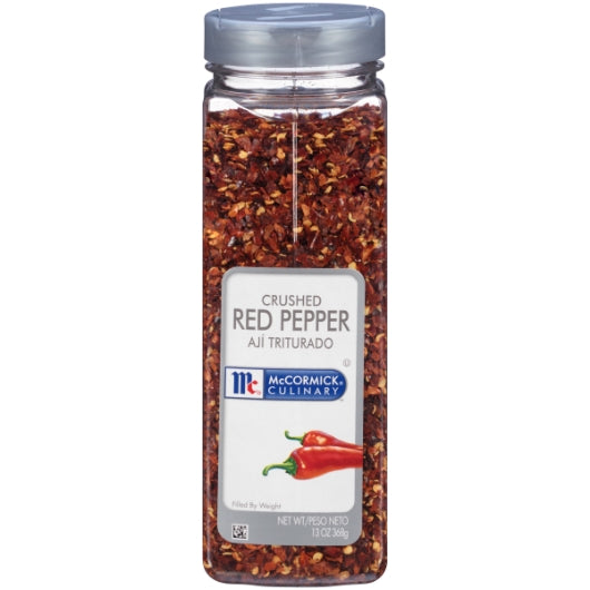 McCormick Culinary Crushed Red Pepper, 6 x 13 oz Case - Spices Seasonings