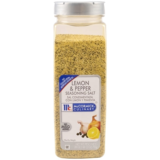 McCormick Culinary, Lemon And Pepper Seasoning Salt, 6 x 28 oz Case - DOT product image 6