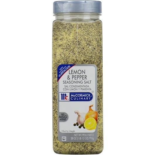 McCormick Culinary, Lemon And Pepper Seasoning Salt, 6 x 28 oz Case - DOT product image 7