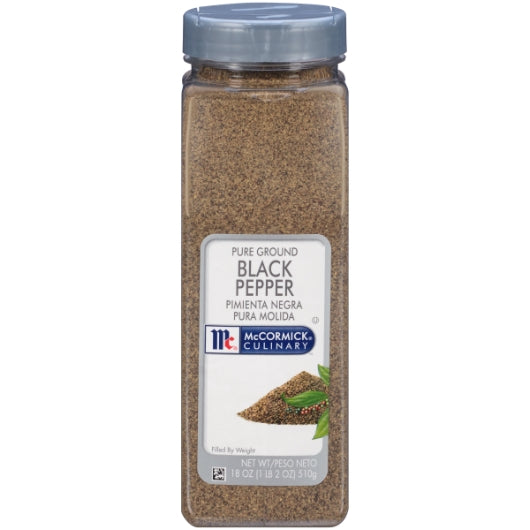McCormick Ground Culinary Pure, 6 x 18 oz Case - Spices Seasonings