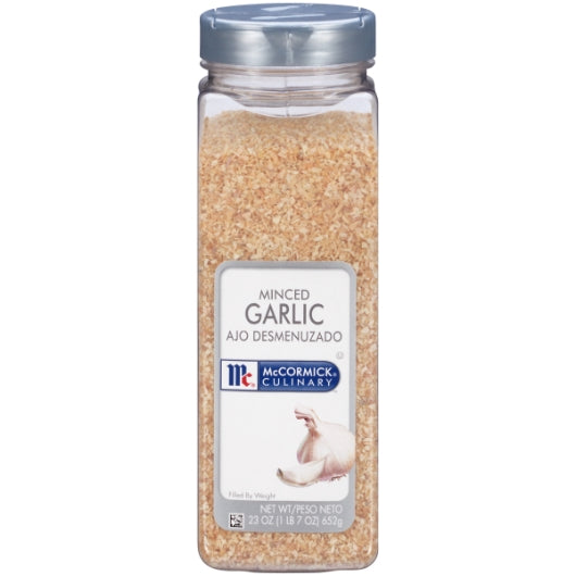 McCormick Garlic Minced, 6 x 23 oz Case - Spices Seasonings