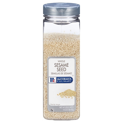 McCormick Culinary White Sesame Seeds, 6 x 16 oz Case - DOT product image 3