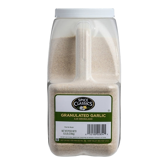 Spice Classics Granulated Garlic, 3 x 6.5 lb Case - Spices Seasonings