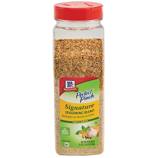 McCormick Salt Free Signature Blend, 6 x 21 oz Case - Spices Seasonings