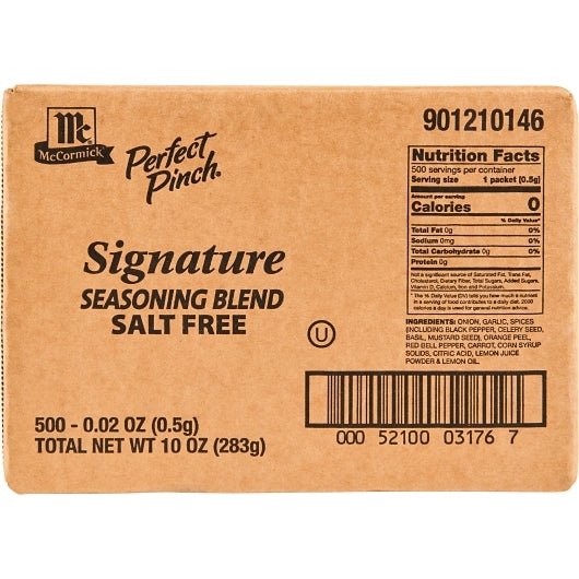 McCormick Salt Free Signature Seasoning Blend, 500 x 0.73 GR Case - DOT product image 2