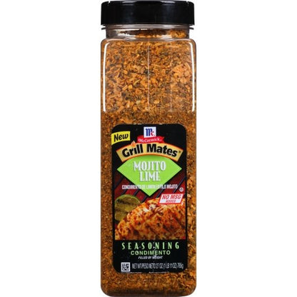 McCormick Grill Mates Mojito Lime Seasoning, 6 x 27 oz Case - Spices Seasonings