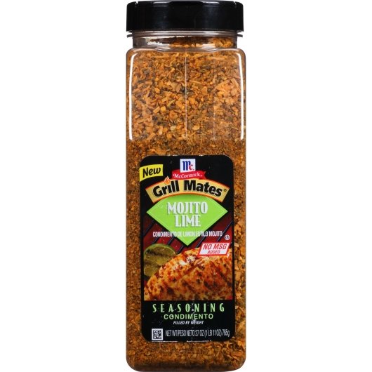 McCormick Grill Mates Mojito Lime Seasoning, 6 x 27 oz Case - Spices Seasonings