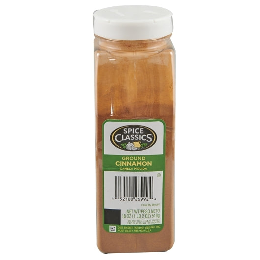 Spice Classics Ground Cinnamon, 6 x 18 oz Case - DOT product image 2