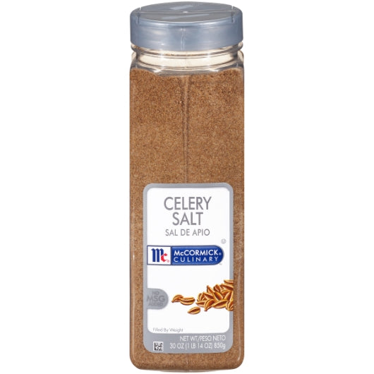 McCormick Celery Salt, 6 x 30 oz Case - Spices Seasonings