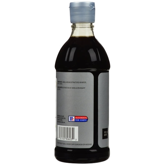 McCormick Vanilla Extract, 6 x 16 fl oz Case - Alternate product angle or state