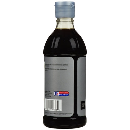 McCormick Vanilla Extract, 6 x 16 fl oz Case - Alternate product angle or state