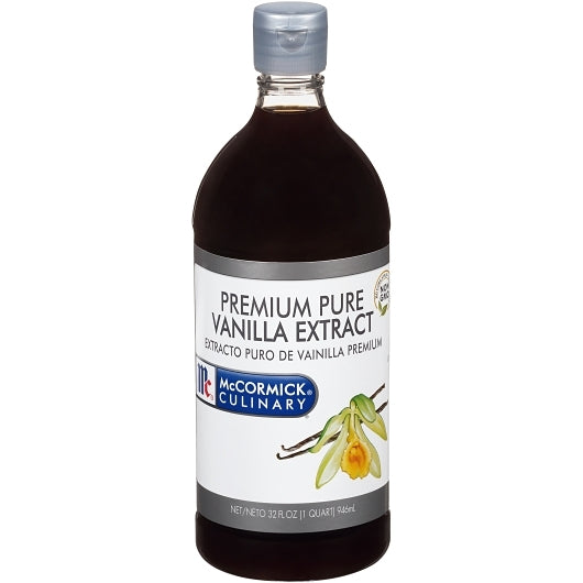 McCormick Vanilla Extract, 6 x 32 fl oz Case - Pantry Ingredients