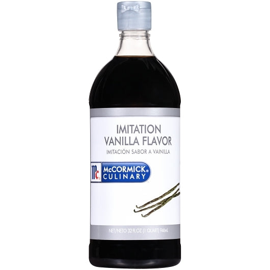 McCormick Culinary Imitation Vanilla Flavor, 6 x 32 fl oz Case - DOT product image 2
