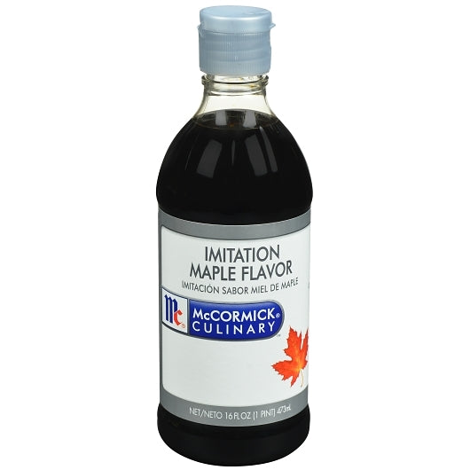McCormick Culinary Imitation Maple Extract, 6 x 16 fl oz Case - DOT product image 2