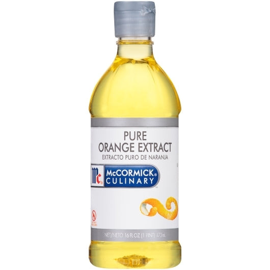 McCormick Orange Extract, 6 x 16 fl oz Case - Pantry Ingredients