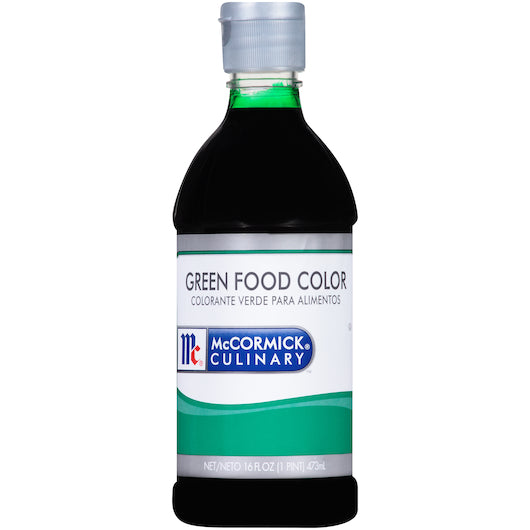Green Food Color Culinary Green Food Color, 6 x 16 fl oz Case - Pantry Ingredients