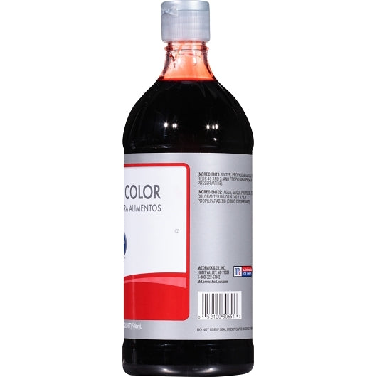 McCormick FOOD COLOR RED, 6 x 32 fl oz Case - DOT product image 6