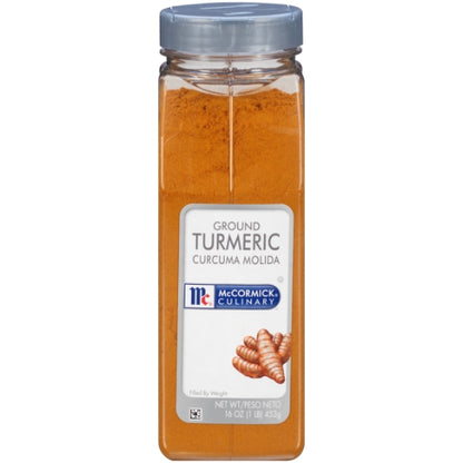 McCormick Turmeric, 6 x 16 oz Case - Spices Seasonings