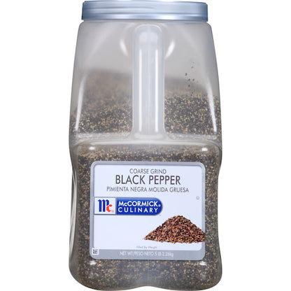 McCormick Coarse Ground Culinary, 3 x 5 lb Case - Spices Seasonings