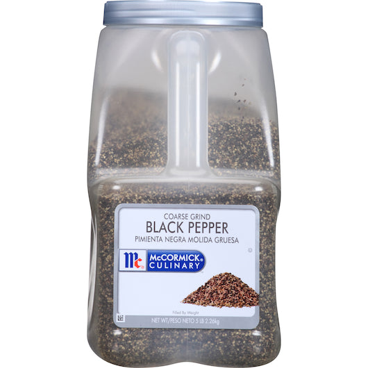 McCormick Coarse Ground Culinary, 3 x 5 lb Case - Spices Seasonings
