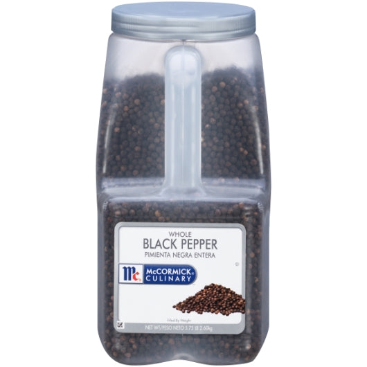 McCormick Whole Black Pepper, 3 x 5.75 lb Case - DOT product image 2