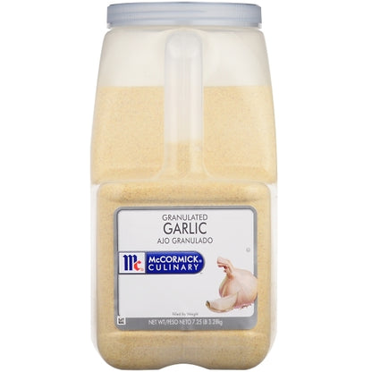 McCormick Culinary Granulated Garlic, 3 x 7.25 lb Case - Spices Seasonings