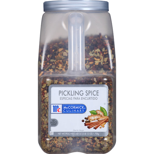 McCormick Pickling Spice, 3 x 3.75 lb Case - Spices Seasonings