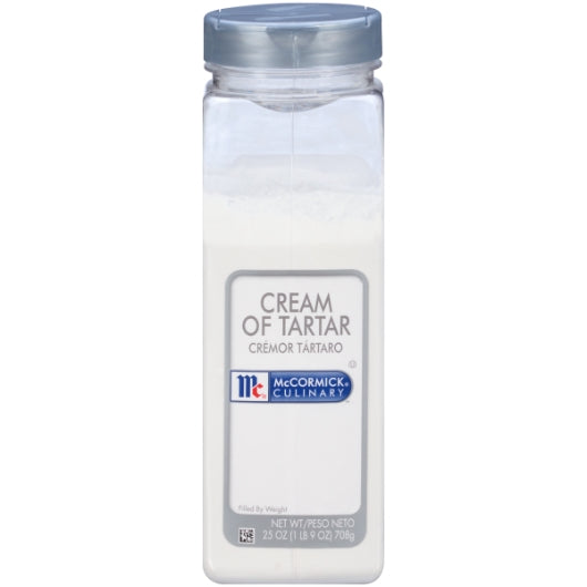 McCormick Cream Of Tartar, 6 x 25 oz Case - Spices Seasonings