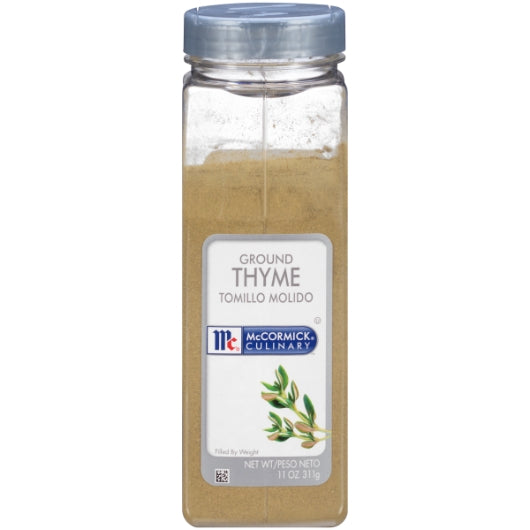 McCormick Ground Thyme, 6 x 11 oz Case - Spices Seasonings
