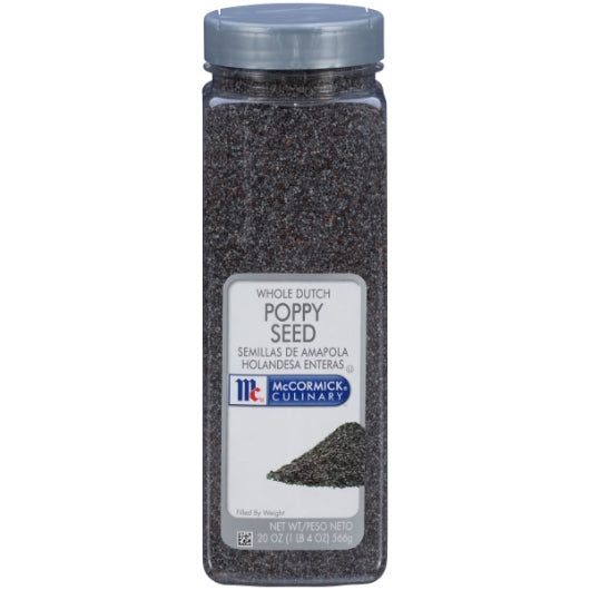 McCormick Whole Poppy Seed Dutch, 6 x 20 oz Case - Spices Seasonings