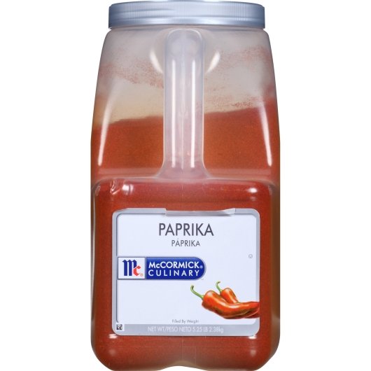 McCormick Culinary Paprika, 3 x 5.25 lb Case - Spices Seasonings