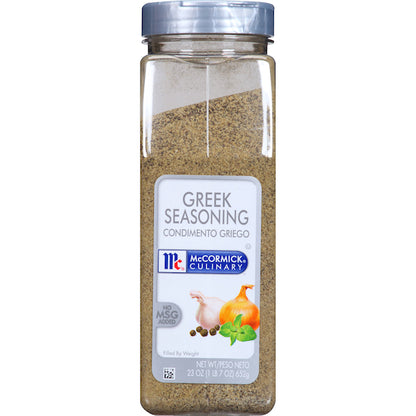 McCormick Greek Seasoning, 6 x 23 oz Case - Spices Seasonings