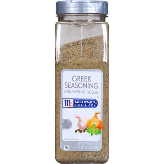 McCormick Greek Seasoning, 6 x 23 oz Case - Spices Seasonings