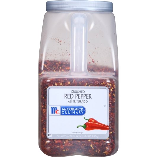 McCormick Crushed Red Pepper, 3 x 3.25 lb Case - Spices Seasonings