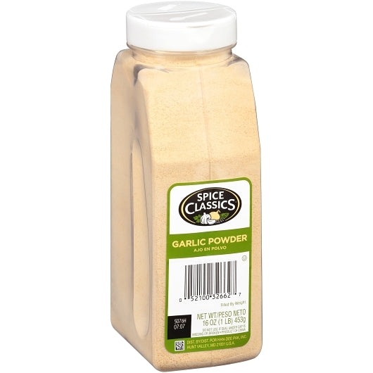 Spice Classics Garlic Powder, 6 x 16 oz Case - DOT product image 8