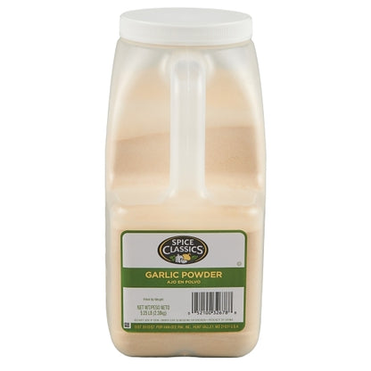 Spice Classics Garlic Powder, 3 x 5.25 lb Case - Spices Seasonings