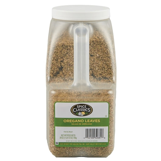 Spice Classics Oregano Leaves, 3 x 1.75 lb Case - Spices Seasonings