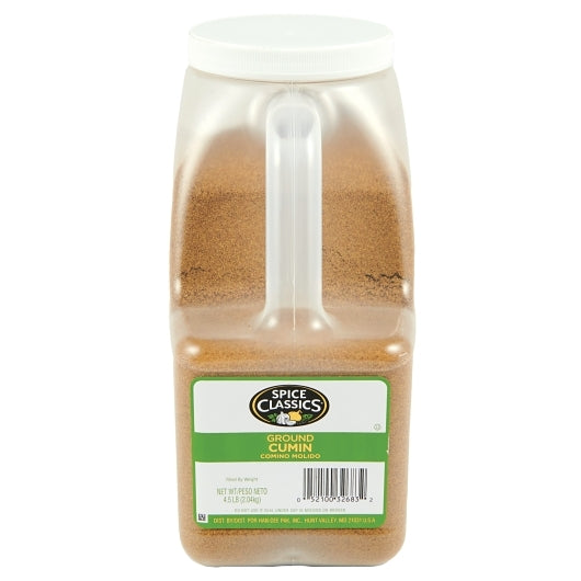 Spice Classics Ground Cumin, 3 x 4.5 lb Case - Spices Seasonings
