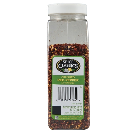 Spice Classics Crushed Red Pepper, 6 x 12 oz Case - DOT product image 5