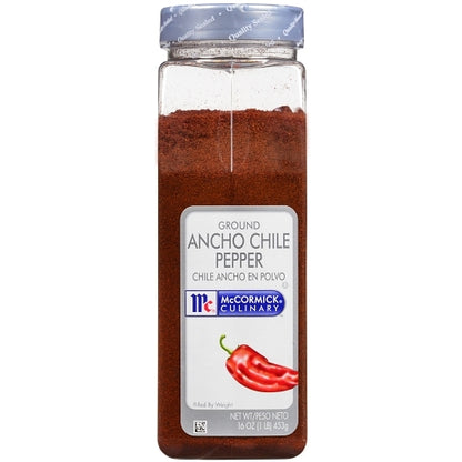 McCormick Ground Culinary Ancho Chile Pepper, 6 x 16 oz Case - DOT product image 2