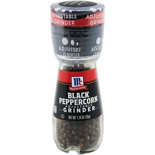 McCormick Black Peppercorn Grinder, 6 x 6 x 1.24 oz Case - DOT product image 2