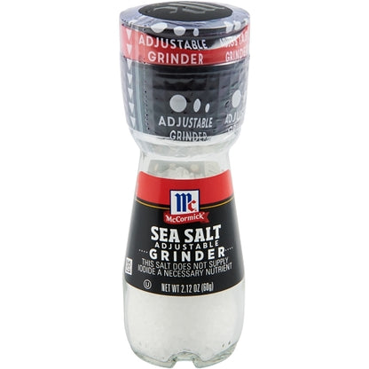 McCormick Sea Salt Grinder, 6 x 6 x 2.12 oz Case - DOT product image 2