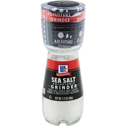 McCormick Sea Salt Grinder, 6 x 6 x 2.12 oz Case - DOT product image 3